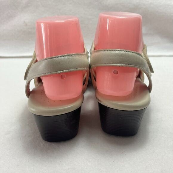 SAS Sandals Womens Size 9.5 M Perl Suntimer Tripad Comfort Slingback Hoop & Loop - Picture 9 of 15
